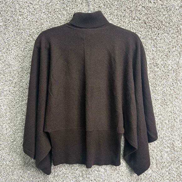 ISDA & CO Sweater Women's Medium Teak Brown Cashmere Kimono Sleeve Tube NWT - Picture 7 of 7